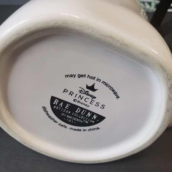 NEW Rae Dunn Disney Collectible Cinderella Double Sided Stoneware Mug - Picture 3 of 7